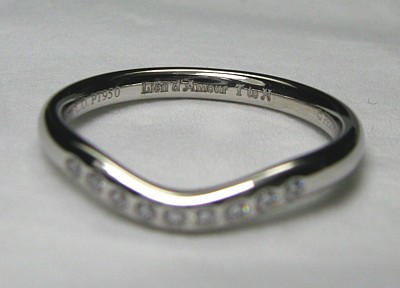 持込み結婚指輪に刻印しました 結婚指輪専門店を一流店にするまで